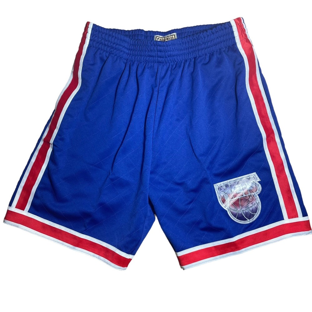 New Jersey Nets Mitchell & Ness NBA‎ 75TH Authentic Swingman Mesh Shorts MED